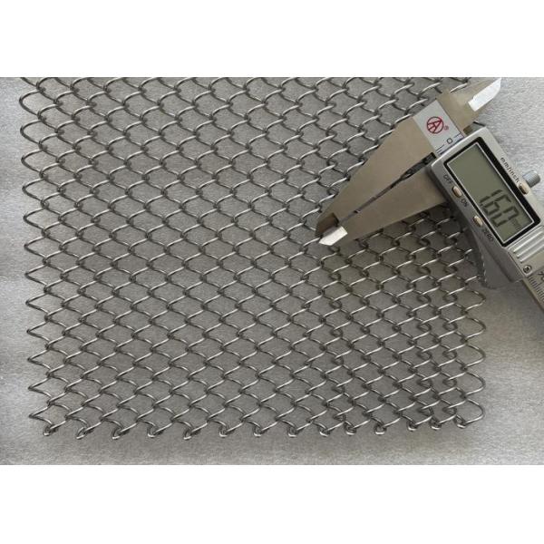 1.6mm Thickness 8.5mm Hole size White Color Decorative Chain Link Curtain For outdoor