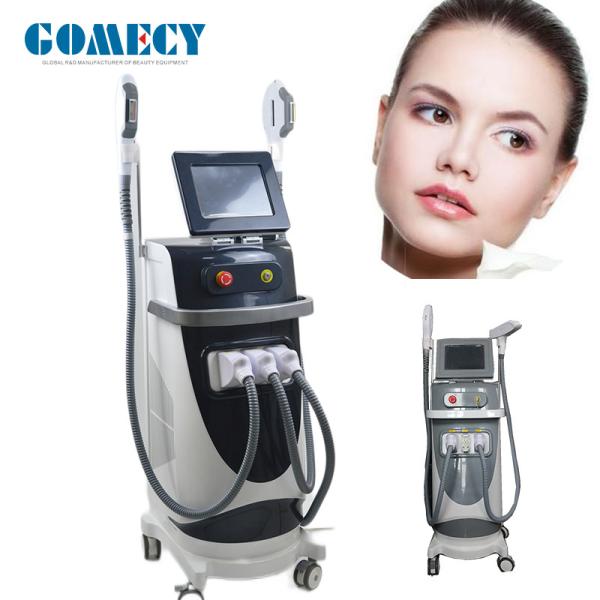 Skin Treatment Laser Machine 3 In 1 IPL RF Nd Yag Laser Hair Removal Machine For