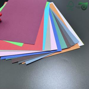 FSC Circle Offset Uncoated Colored Paper Sheets Jumbo 150g 180g 8.5" 11" C2S Art