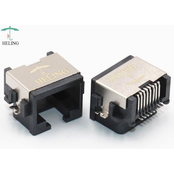 China SMT Offset / Overhangs PCB RJ45 Jack , Modular Network RJ45 PCB Connector on sale China SMT Offset / Overhangs PCB RJ45 Jack , Modular Network RJ45 PCB Connector on sale