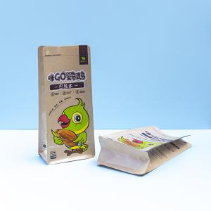 Organic Parrot Food in 8-Side Pouch Resealable BPA-Free Snacks for Macaws &