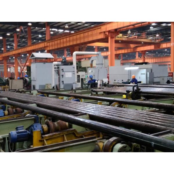 9981554262081616.jpg Oil Pipe Pin Thread Automatic Blasting Machine , Movable Blast Cleaning Equipment