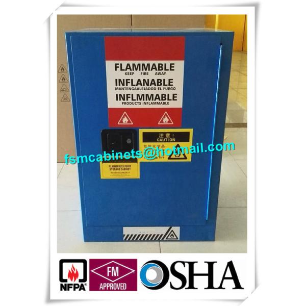 Buy Yellow Dangerous Industrial Safety Cabinets For Liquid , Paint Safety Storage Cabinets at wholesale prices