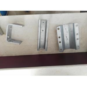 Smooth Surface Sheet Metal Stamping Process Red Anodized Aluminum Bracket