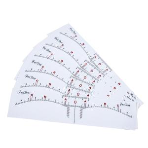 Eyebrow Ruler Sticker Disposable Microblade For Eyebrow Measurement