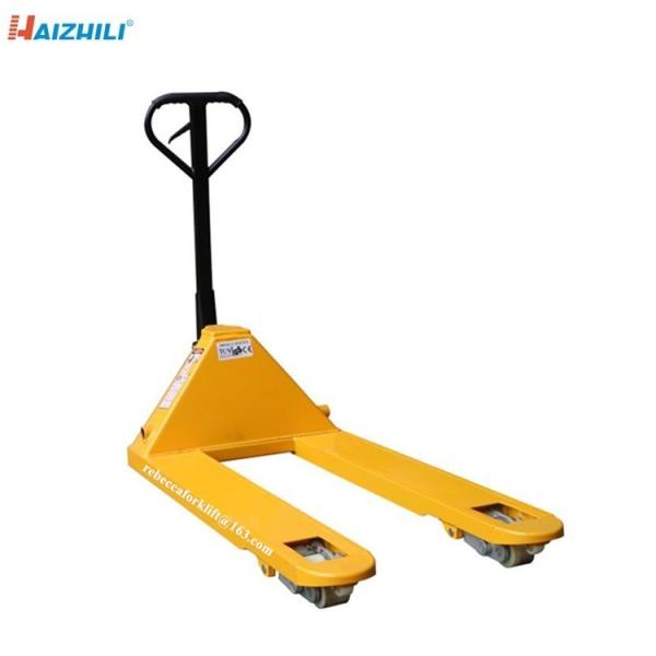 Heavy Duty Hand Pallet Truck 5000kg With 685mm / 550mm Fork Outer Width