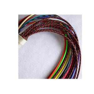 Polyester High Temp Braided Sleeving Good Flame Retardancy For Protecting Wire