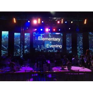 Modular Indoor Rental Led Display High Contrast Uniform Surface Stage Background