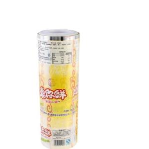 Full Printing BOPP Plastic Food Wrapping Cookie Roll Film Stock