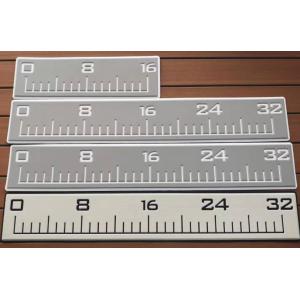 6MM 60 Degrees Adhesive Fish Ruler For Measuring