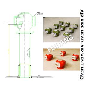AIR CAP FOR BALLAST WATER TANK mode： ES125QT CB / T3594-1994 MATERIAL - FLANGE