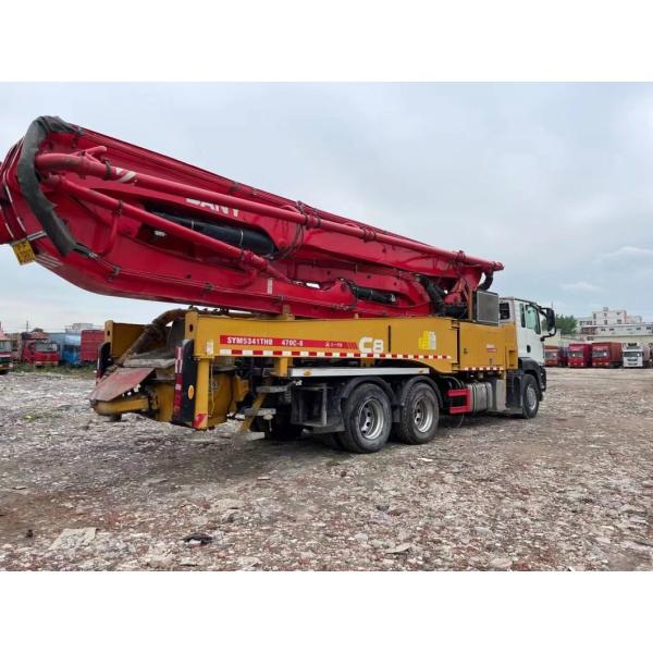 95% Near New Condition with Perfect Work Status 2020 47m Concrete Mounted Truck Pump Beton Pump Concrete Mixer Sale at Good Price