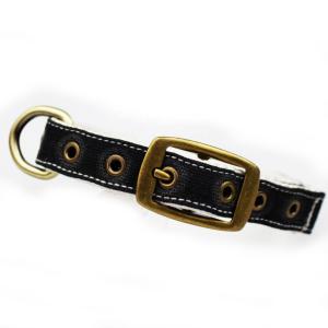 C505 Wholesale Adjustable Canvas Cotton Waterproof Pet Dog Training Collar