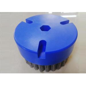 Quality Fineblanking CNC Deburring Brushes 80mm Outer Diameter With Hexagonal Hole for sale