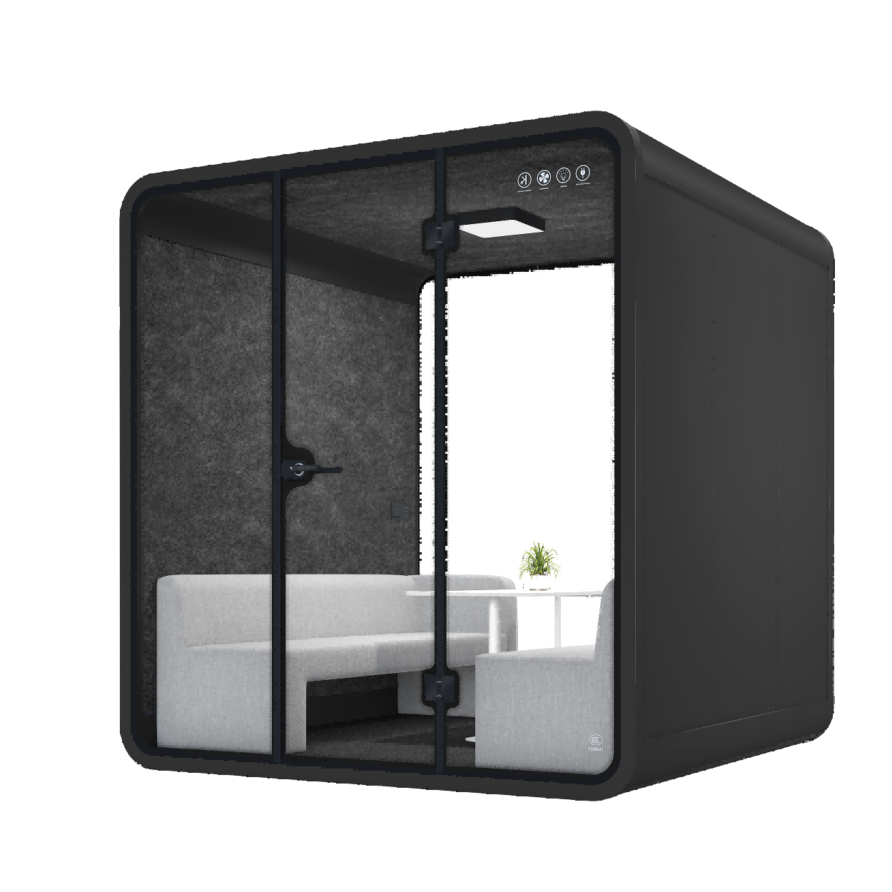 Quality Multi Person Acoustic Office Pod Durable Modular Meeting Pod Customized for sale