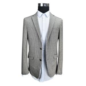 Fashion Mens Casual Blazer Jacket Swallow Gird ISO9001 Certification
