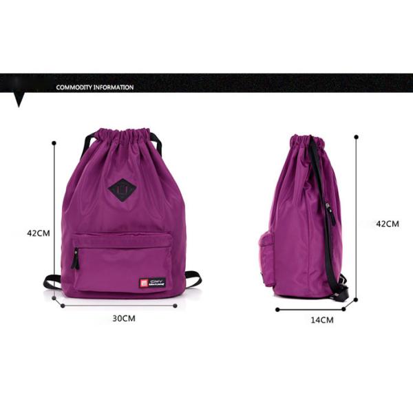 Leather Drawstring Shopping Bags Promotional Durable Wear - Resistant