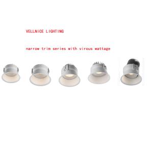 Quality IP54 LED Recessed downlight anti glared function fixed and adjustable for sale