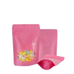 Pink BPA Free Open Window Sealable Food Bags