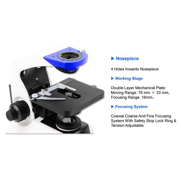 OPTO-EDU A12.2233 Infinity Trinocular Biological Laboratory Microscope