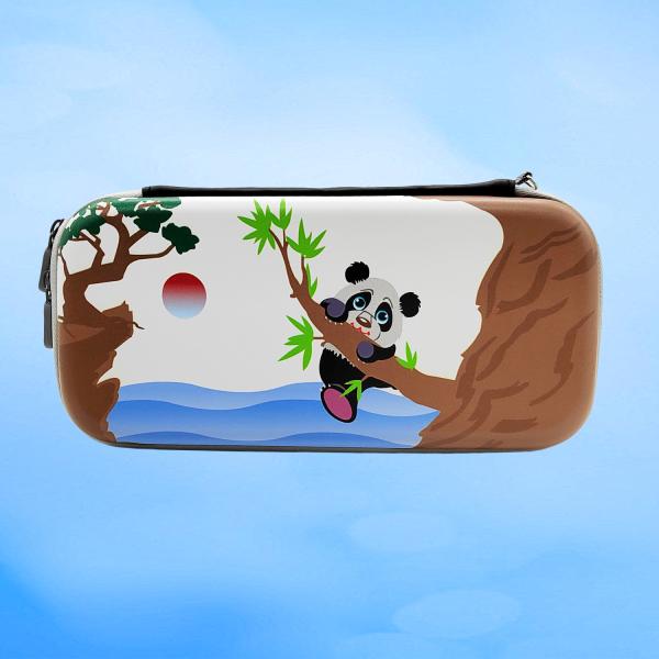 Buy Kids Anti-Scratch PU Carry Case Cute Panda Cartoon Pattern for Nintendo Switch Oled at wholesale prices