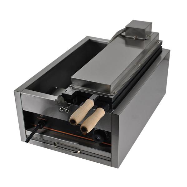 Stainless Steel Taiyaki Making Machine for Snack Equipment and 128x8x78mm Fish Size