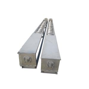 Sludge Material Conveying Shaftless Screw Conveyer Strong Tangling Resistant