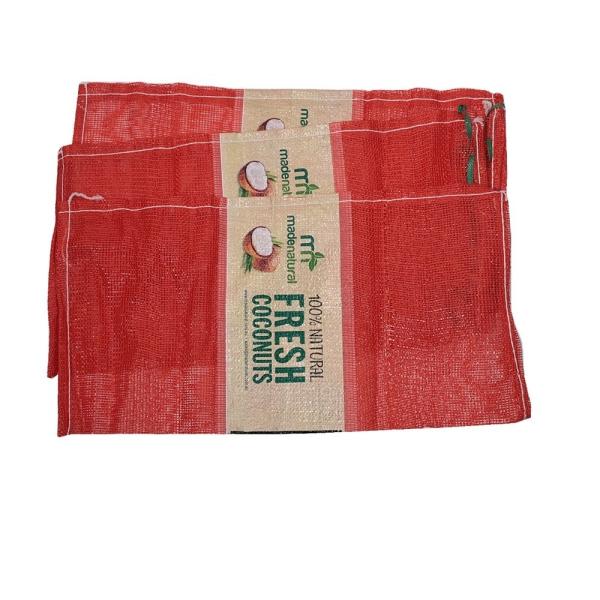 Buy 40*60cm Flat L Sewing Leno Mesh Bag PP/PE Knitted Onion Sacks Other Agriculture at wholesale prices