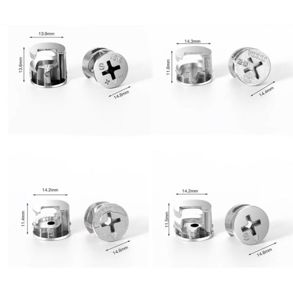 10 Connectors Plug Cam Lock Fasteners Connecting Fitting Connecting Bolt for Height Furniture