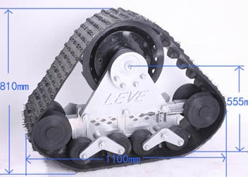 Buy 320mm Width Tire Replacement Snowmobile Track System 3t Loading at wholesale prices