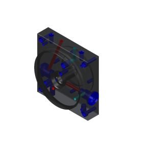 China Aluminium Manifold Block  High Pressure Manifold Block For Single Acting Hydraulic Power Pack on sale