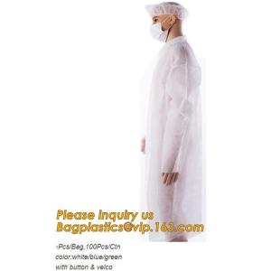 durable chemical resistant lab coats,elastic material coverall workwear