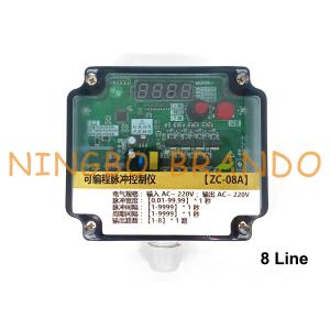 8 Line Bag Filter Pulse Jet Valve Sequential Timer Controller