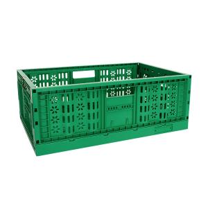 Certified Tourtop Vented Stackable Fruit Crate Storage Solution for Fruits and