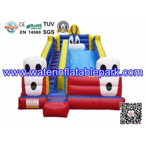 Rental Business Rabbit Inflatable Slide For Kids / Outdoor Inflatable Dry Slide