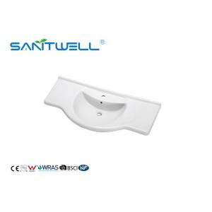 Self Cleaning Glaze Ceramic Art Basin For Hotel Toilet 750 * 510 * 220mm ISO9001