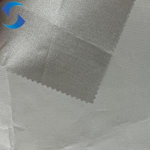 Light Weight Polyester Tent Fabric With Awning Customization With Silver Coated