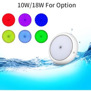 Multipurpose Plastic Wall Mounted LED Pool Light 160MM Resin Filled