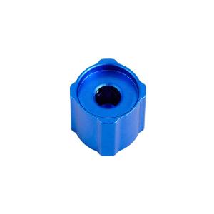 China Blue Standard Custom Potentiometer Knobs With Option Markings on sale