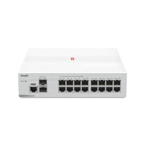 High-Performance 16-Port Ruijie Switch With 10G Uplink & Flexible Stacking For