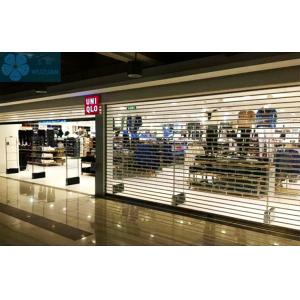 Commerce Use 5000mm Wide 16mm Bar Clear Roller Shutters