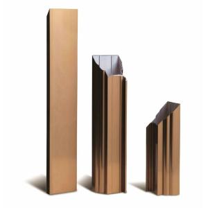 China Powder Coating Electrophoresis Aluminum Square Shape Custom Length on sale