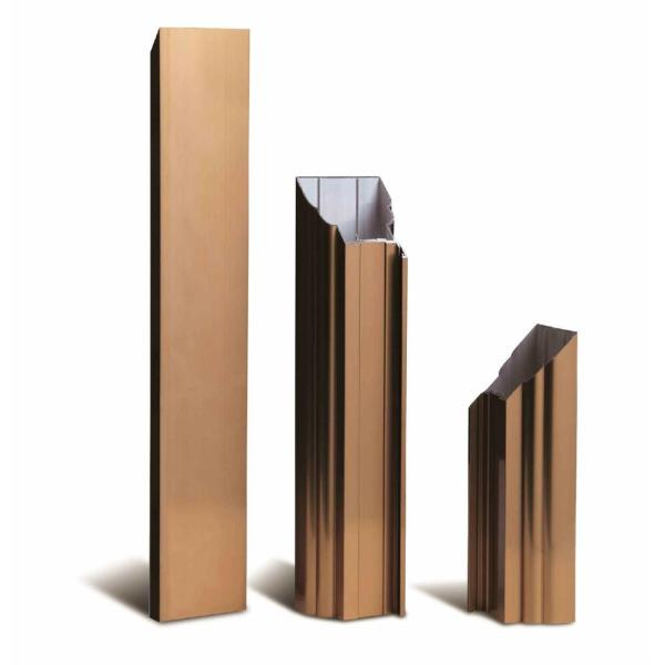 Buy Industial 6060 T5 T6 Golden Electrophoresis Aluminium Profile at wholesale prices