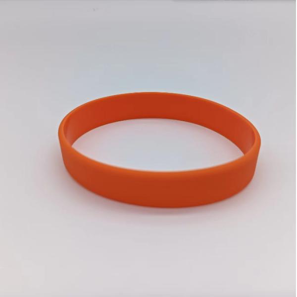Moulding Service Customizable Debossed Color Filled Silicone Wristband with Logo