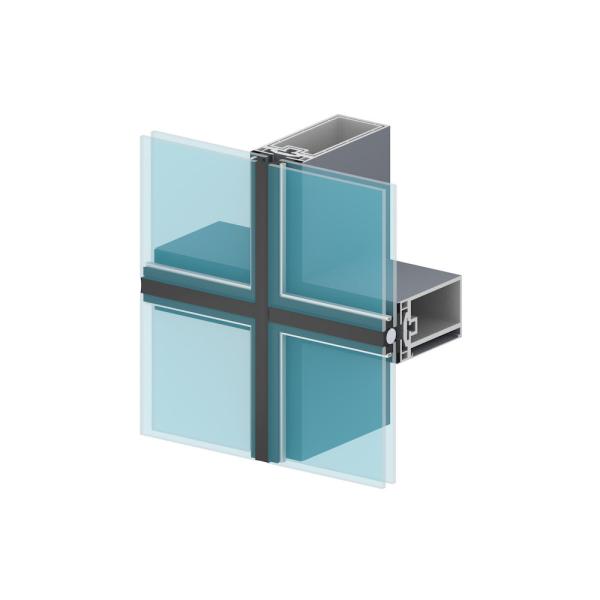 Buy Modern Design Aluminium Curtain Wall Profile Aluminum Structural Extrusions at wholesale prices