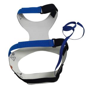 Adjustable Black White ESD Antistatic Heel Strap For Cleanroom