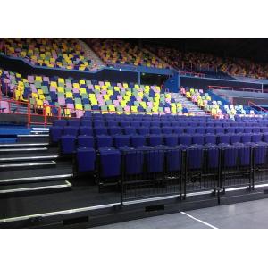 China Customized Retractable Grandstands Soft Uphostery For Convention Centers on sale