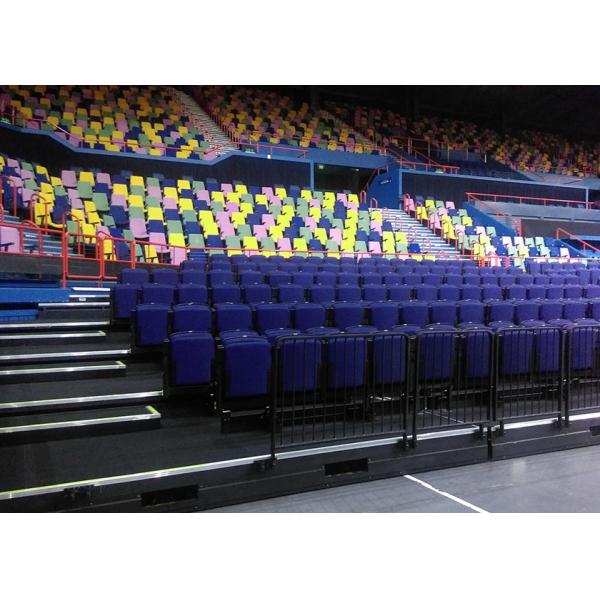 Buy Customized Retractable Grandstands Soft Uphostery For Convention Centers at wholesale prices