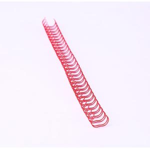 23 Spirals Double Loop Binding Wire Metal Material Electroplated