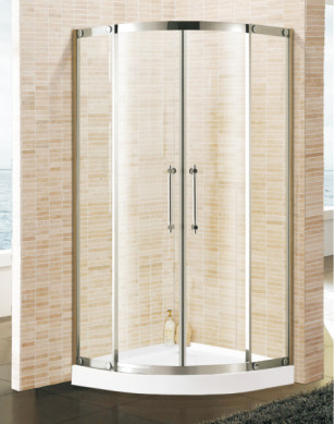 Buy Sector Steam Sliding Door Shower Cubicles With Painted Back Glass at wholesale prices